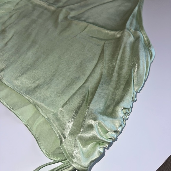 PASTEL GREEN ZARA TOP - Picture 4 of 4
